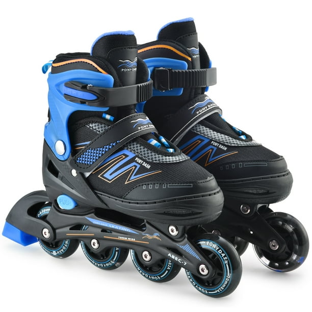 Control Patins à roulettes avec protection garçons bleu