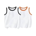 thumbnail image 6 of Teylalorva Boys Tank Tops 2PC Cotton Breathable Crew Neck Sleeveless Kids Casual Summer Soft Underwear 2PC Sky Blue Size 6, 6 of 6