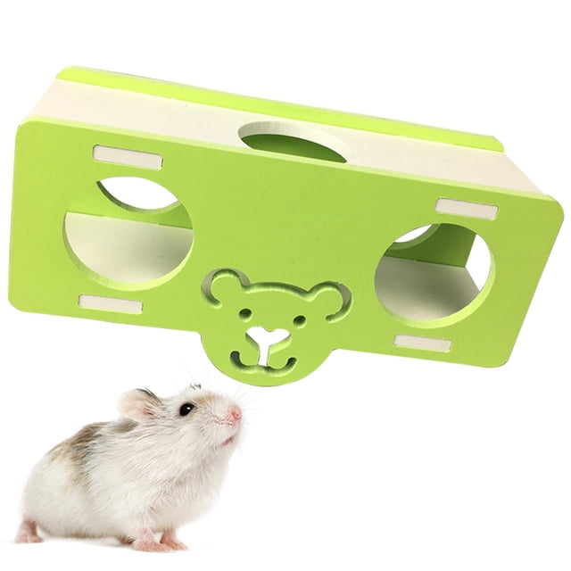 Hamster Exercise Toy Funny Interactive Hamster Seesaw Toy Hamster Wooden Seesaw