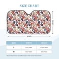 thumbnail image 3 of Bingfone Starfish Shell Car Windshield Sunshade,Sun Foldable Sun Shield Sun Visor for Car - Small, 3 of 8