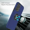 thumbnail image 4 of Designed for Samsung Galaxy A05 Hybrid 360 Degree Rotatable Metal Invisible Ring Stand Holder Fit Magnetic Car Mount Shockproof Phone Case Cover [Blue], 4 of 8
