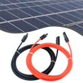 thumbnail image 2 of Cable adaptador de extensión solar con conectores hembra y macho de 1 m, 2 of 8