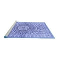 thumbnail image 2 of Ahgly Company Machine Washable Indoor Rectangle Persian Blue Traditional Area Rugs, 3' x 5', 2 of 4