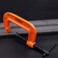 thumbnail image 5 of LLC 1pcs Premium Heavy Thicken G Type Hand Screw Clamp with Carbon Steel Rod(1 Inch)-orange, 5 of 5