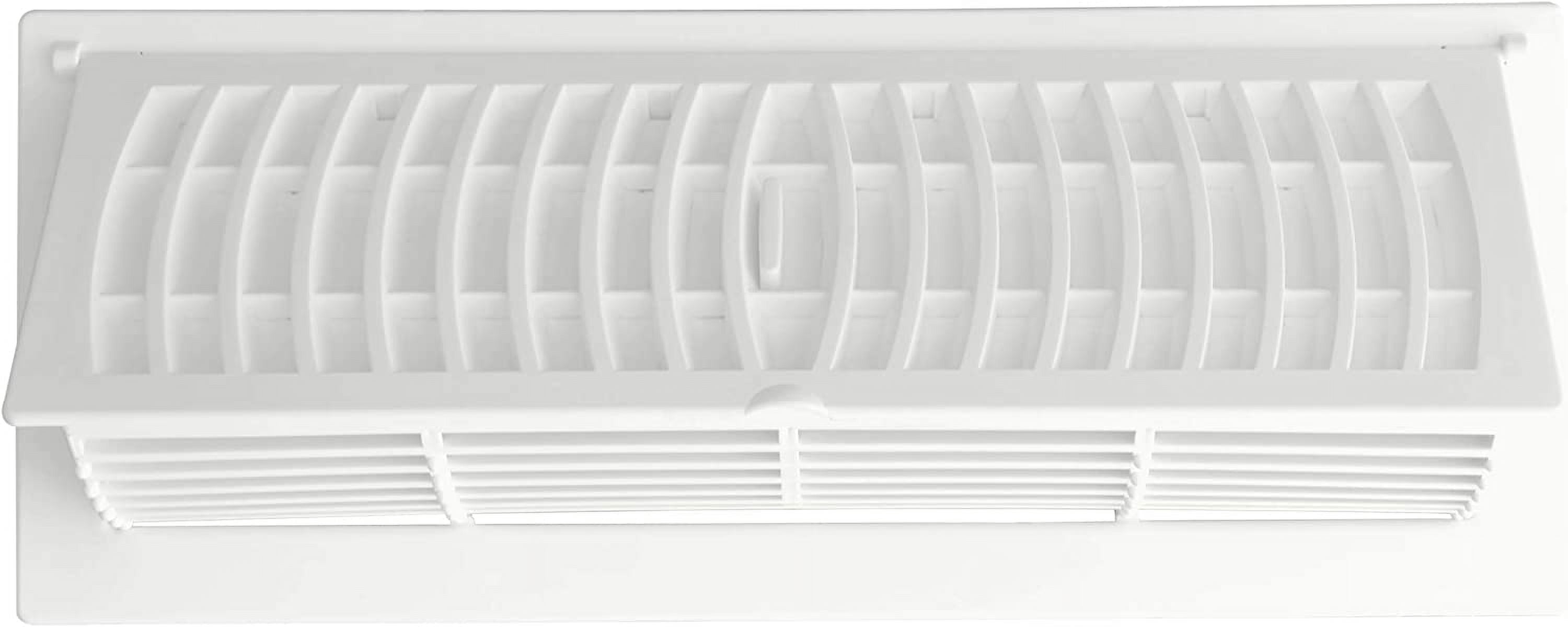 Imperial Manufacturing RG1961 Pop-Up Register White 4 x 12 In.