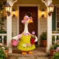 thumbnail image 6 of Qjidjing Porch Goose Statue Outfit, for 23 Inch, Garden Goose Ornament Costume, Outdoor Yard Festival Holiday Decoration, 6 of 6