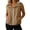 Khaki, variant on Women's Sleeveless Drawstring Hooded Zip Up Jacket, Lightweight Breathable Active Vest with Adjustable Hem, for Summer Outdoor Sports or Leisure Travel Green