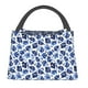 thumbnail image 1 of Easygdp Blue Ink Flowers Bolsa de Almuerzo Insulada Reutilizable, Bolsa de Mano y Bandolera para Oficina, Trabajo, Viajes, 1 of 6
