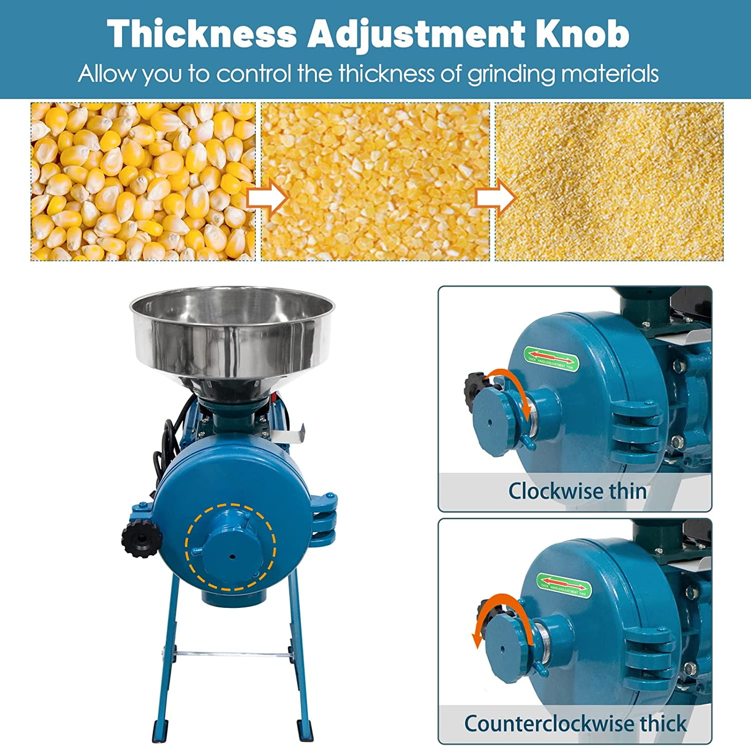 commercial corn grinder