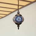 thumbnail image 4 of Lámpara colgante de mosaico E27 para restaurante y Club, candelabro de una sola cabeza, decoración del hogar, 4 of 6