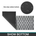 thumbnail image 6 of Gray Geometric Quatrefoil Pattern Kitchen Rugs Sets Of 2,Anti Fatigue Kitchen Mat Rugs Non Slip Washable,Decorative Kitchen Floor Mats for Kitchen,Sink,Laundry,17"x30"+17"x47", 6 of 7