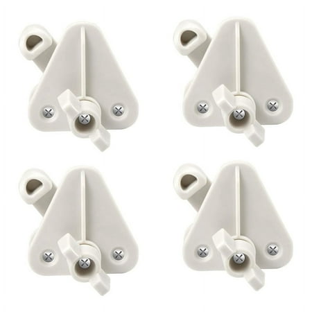 TOP! Pontoon Gate Latch Replacement Kit,4Pcs Fits 1-1.25 Inch Frames Boat Door Latches Hinged Doors
