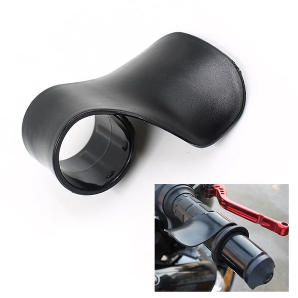 Pvdgvd Motorcycle Aid Control Grips Handlebar Refueling Throttle Booster Plastic Free Size Black