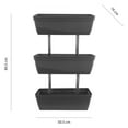 thumbnail image 2 of SET OF 3 PLASTIC RECTANGULAR POSABLE PLANTERS, 2 of 2