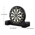 thumbnail image 4 of KFFKFF Blow-up Soccer Dartboard, Surpassing 8 ft Tall Massive Soccer Dartboard with 9 Kick Balls & Inflation Device, Trio Colored Balls & Quick 120-Seconds Assembly, 4 of 9