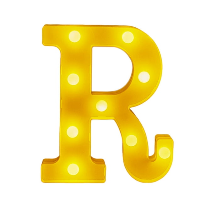 Led Christmas Lights, Battery Powered Alphabet Letter Sign for Home Party Wedding Birthday and Holiday Decoration