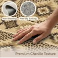 thumbnail image 6 of ODIKA 5'x7' Washable Area Rug Spotted Southwestern Geometric Abstract Patches Border Inspired Flowing Dynamic for Dining Room, Under Table, Home Office, Non-Slip Chair-Friendly, 6 of 7