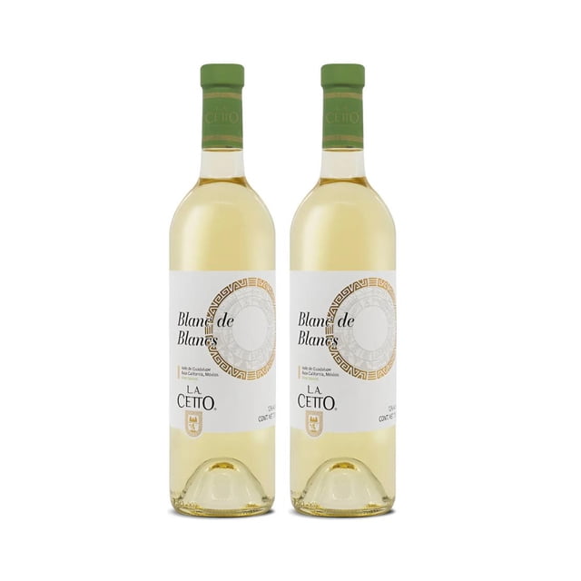 Duo Pack Vino Blanco L.A. Cetto Blanc de Blancs 750 Ml LA Cetto Vino Blanco