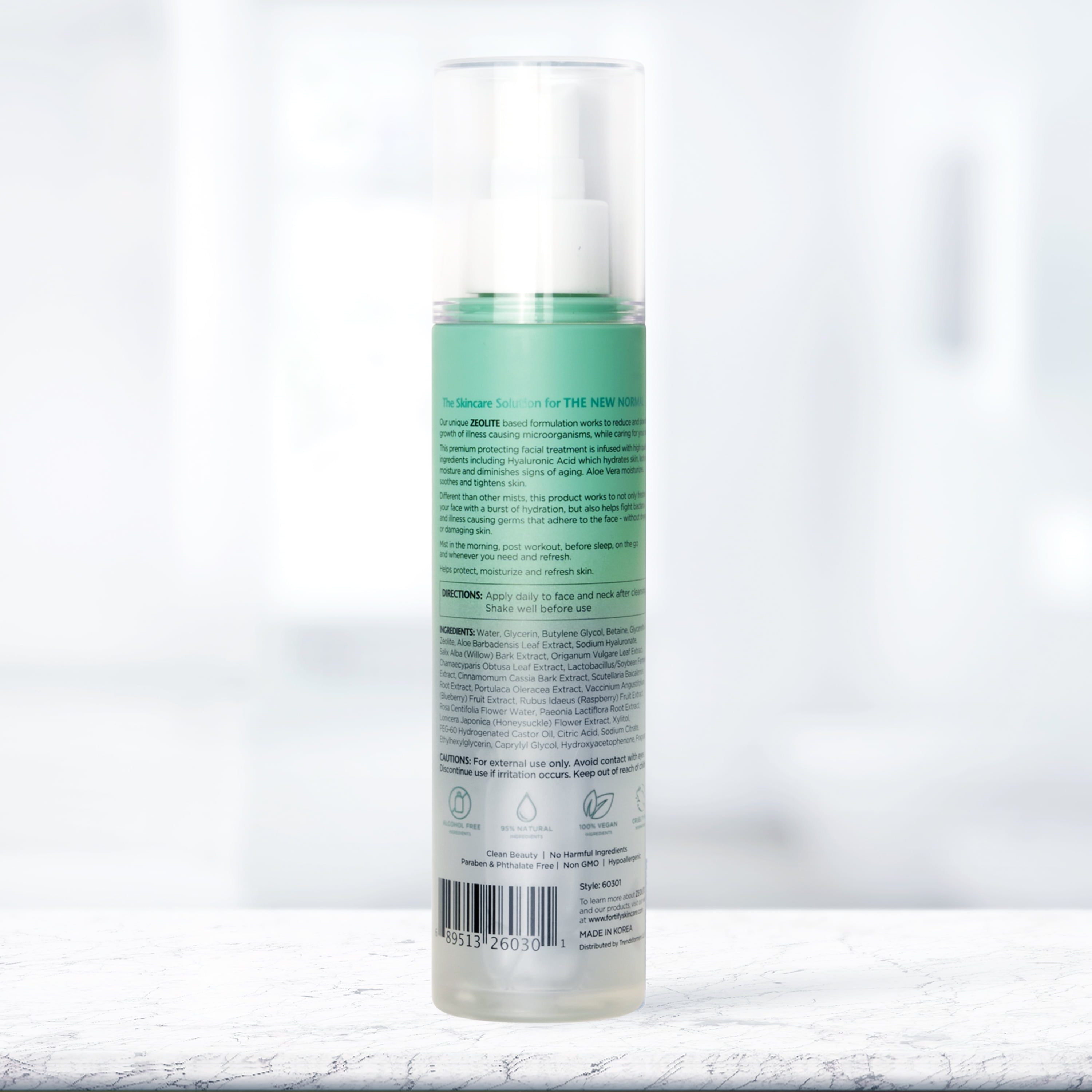 Fortify Facial Toner Mist, Setting Spray, 4.39 fl oz