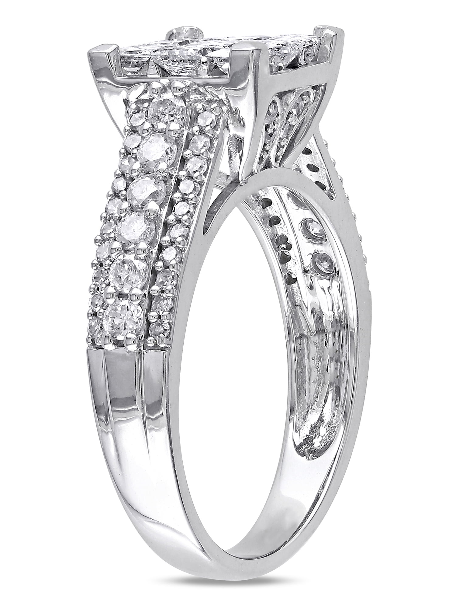 Everly Women's Diamond 10K White Gold Engagement Ring