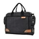 thumbnail image 1 of Bolso bandolera de lona Zulema para hombre negro, 1 of 5