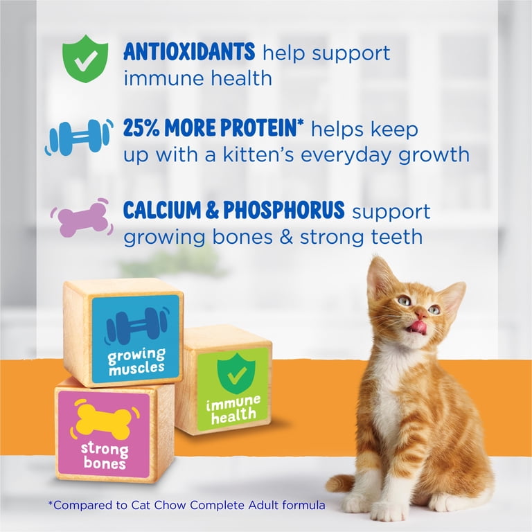 Dry Kitten Food With Chicken and DHA, 14 lbs photo 8