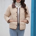 thumbnail image 1 of Chaquetas y abrigos casuales sin capucha de manga larga para mujer, ropa de invierno, abrigo cálido de talla grande, chaqueta de manga larga, abrigo para mujer, 1 of 6