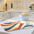 thumbnail image 6 of Yayeee Dish Drying Mat for Kitchen Counter 18"x24" Microfiber Absorbent Pad, Beige Abstract Wavy, 6 of 7