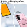 thumbnail image 5 of For Samsung Galaxy S26 Plus 5G Ultra Slim Hybrid TPU+PC Protective Cover with Metal Rotation Holder , Military Grade Shockproof Phone Case Cover,Pink,For Galaxy S26 Plus 5G, 5 of 7