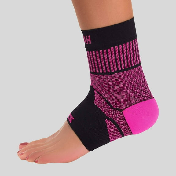 zensah unisex compression ankle support  black  small