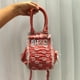 thumbnail image 1 of Nuevo bolso de mano de mezclilla con letras bordadas, bolso de mano con borlas de un solo hombro para mujer, bolso de nicho, 1 of 5