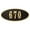 Black, variant on Claremont Oval Cast Aluminum Bronze With Gold Border Address Plaque
