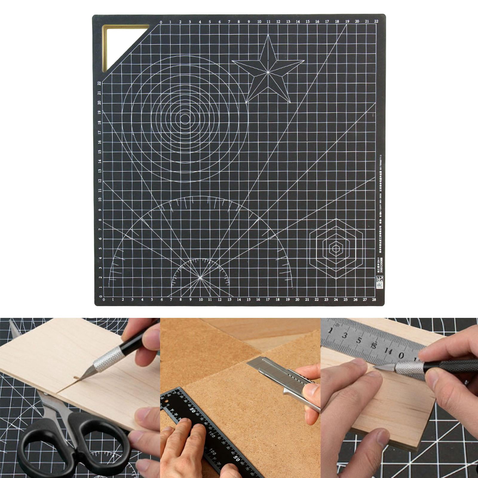 GUOOL Cutting Mat Double Sided Non Slip Square Rotary Board Crafted From Thickened Wood Material for Sewing Scrapbooking Projects Suitable for DIY Crafts Ho 30 cm