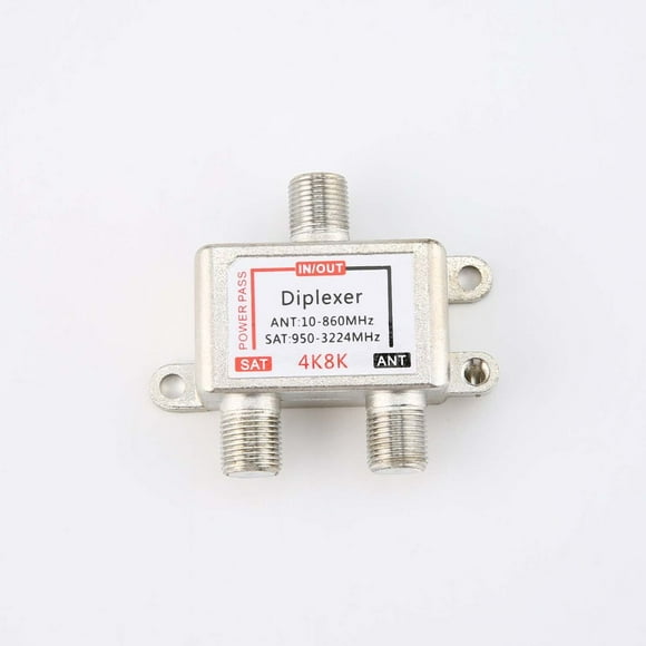 4K8K SAT/ANT Diplexer 10-3224MHz cable and satellite TV signal hybrid splitter satellite separation and RF signals