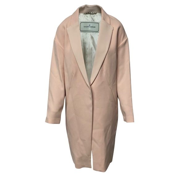 Pre-Owned By. Malene Birger Fiurica Oversized Piqué Coat in Pink Polyester