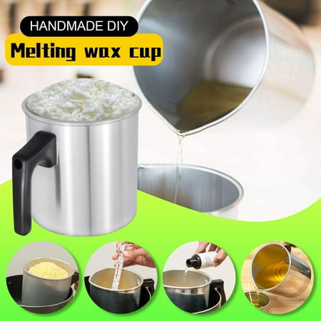 

High-End Metal Cup Aromatherapy Candle Heat- Pot Container Wax Small Kitchen，Dining Bar Bottle Glass Blibunala