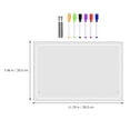 thumbnail image 2 of 1 Set Acrylic Memo Writing Board With Pen Transparent Acrylic Message Writing Board, 2 of 8
