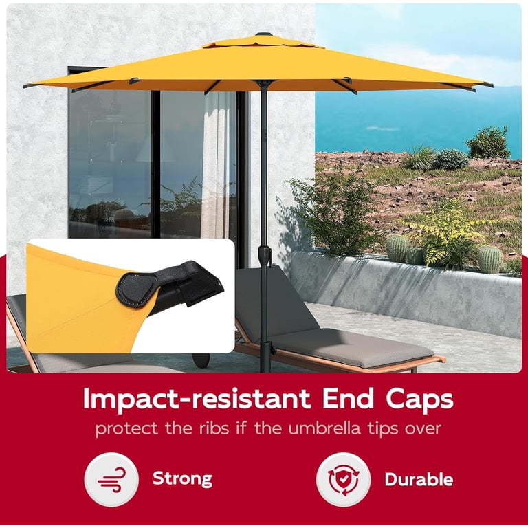 college logo patio umbrellas Custom Patio Umbrella (6-Panel) | Market Umbrella