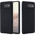 thumbnail image 2 of Designed for Google Pixel 6 Case, Slim Silicone Rubber Shockproof Phone Cover with Wrist Strap Soft Anti-Scratch Microfiber Lining Protection Case for Google Pixel 6 5G 2021 (Black), 2 of 13
