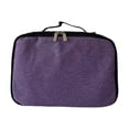 thumbnail image 2 of Organizador de Gafas Funda Portátil para Lentes Estuche con Asa Compartimentos Separados Forro Suave Protección Ligera de Poliéster Adecuado para Cole Púrpura, 2 of 8