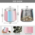 thumbnail image 2 of Yayeee Ashtray with Lid for Cigarette Smokeless Stainless Steel Home Ash Holder, Light Pink Gradient, 2 of 7