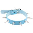 thumbnail image 1 of Gargantilla de cuero de PU vintage con collar de pinchos unisex FleinngHoz JD710495408, 1 of 7