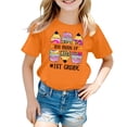 thumbnail image 1 of AWZXDE T-Shirts Graphiques de Rentrée Scolaire pour Filles Hauts Mode Décontracté Manches Courtes Coupe Ample Col Rond T-Shirts Confortables, 1 of 4
