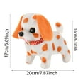 thumbnail image 3 of Chiot Robot Interactif Réaliste Jouet Réaliste Aboyant Marchant Compagnon Intelligent Animal de Compagnie pour Enfants et Adultes, 3 of 6