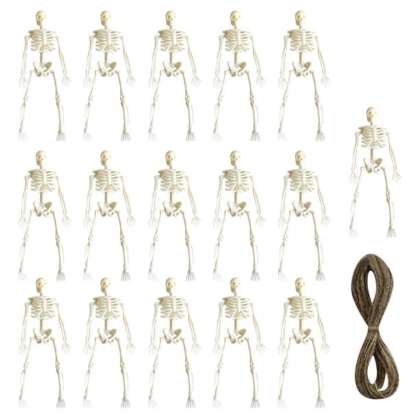 Pack De 6 Figuras De Zombies Articuladas | Juguetes De Broma Para Halloween | Decoración Realista De 10 Cm