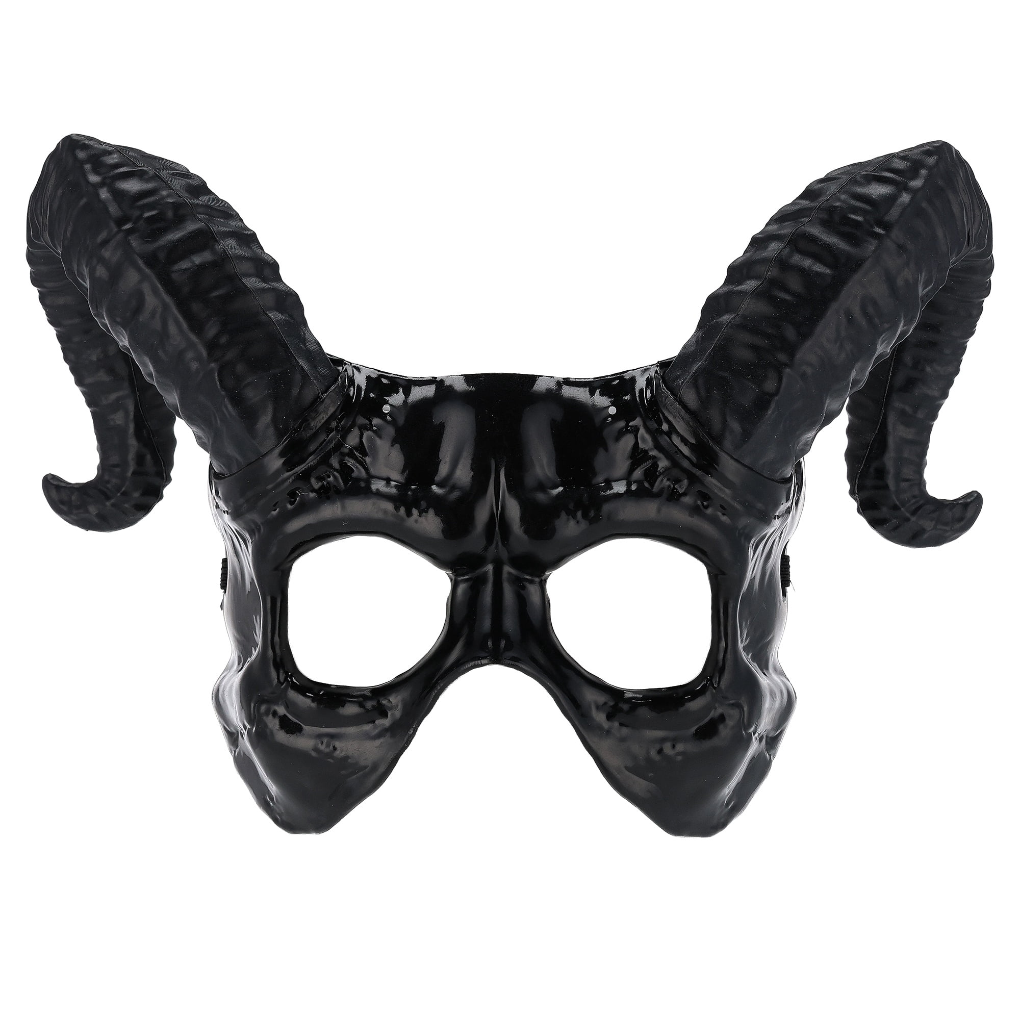 Ram Mask Costume Accessory for Adults, Black, Halloween by Way To Celebrate