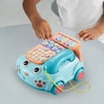 thumbnail image 1 of Juguete de teléfono con luz perfecl Educación temprana Desarrollo musical Juegos de simulación de llamadas telefónicas para Niños Azul, 1 of 8