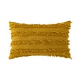 thumbnail image 2 of 2 fundas de cojín modernas de color liso para respaldo de almohada, ideales para sofá cama. Confeccionadas en suave algodón, lavables a máquina. Un toque decorativo perfecto para el hogar,, 2 of 8