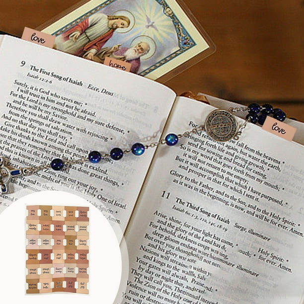 pstuiky Los creé para que puedas colocarlos en la parte superior de tu Biblia y encontrar fácilmente versículos que te ayuden con ciertos sentimientos y emociones.