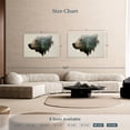 thumbnail image 4 of Elephant Stock Pacific Northwest Black Bear Wall Art - Horizontal Canvas Wall Art - Living Room Wall Decor - Animal Canvas - Teal And Brown Decor By Davies Babies - 48" x 32", 4 of 8